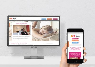 Franchisee Recruitment Website and Content Development The Massage Company