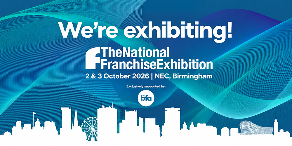 Thinking of franchising? Come and find us at the NEC, 2 & 3 October